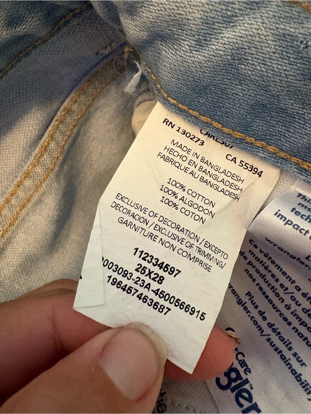 Wrangler Worldwide 661 high rise wide leg jeans - Picture 9 of 9
